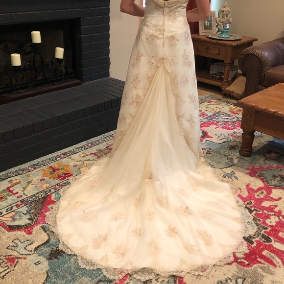 Monique Luo Wedding Bridal Dress Gown - Picture 4 of 5